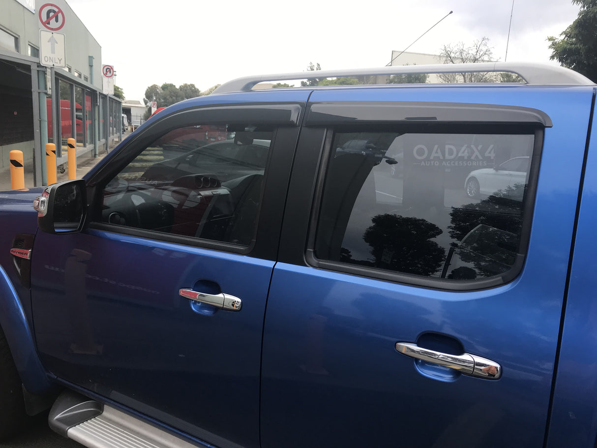 Bonnet Protector & Luxury Weathershields for Ford Ranger PJ Dual Cab 2007-2009