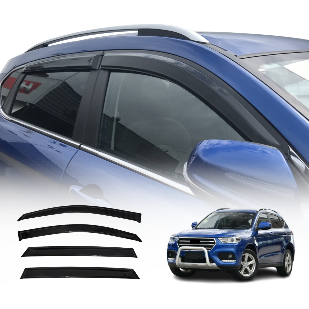 Luxury Weather Shields for Haval H2 2016-2021