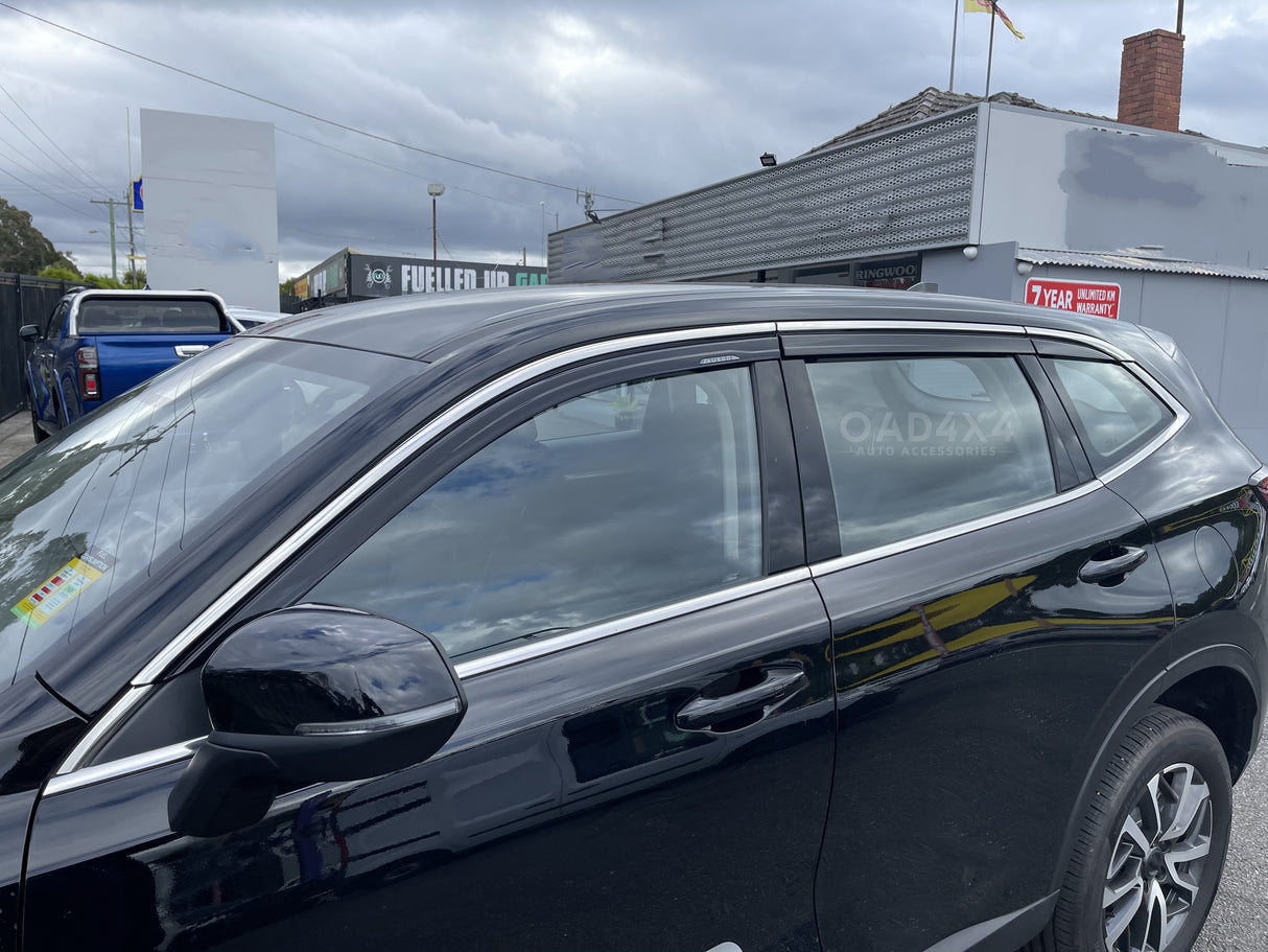 Stainless Edge Weather Shields for Haval H6 B01 Series 2021-Onwards 6PCS