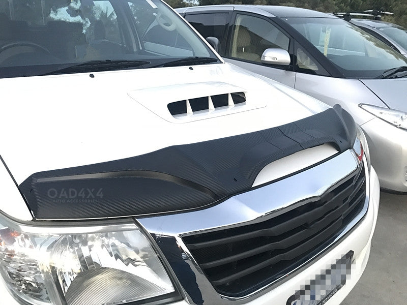 Bonnet Protector & Injection Weathershields for Toyota Hilux Dual Cab 2011-2015