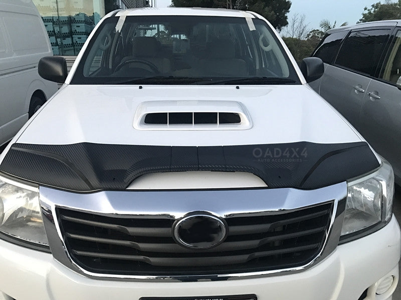 Bonnet Protector & Luxury Weathershields for Toyota Hilux Single / Extra Cab 2011-2015 2PCS