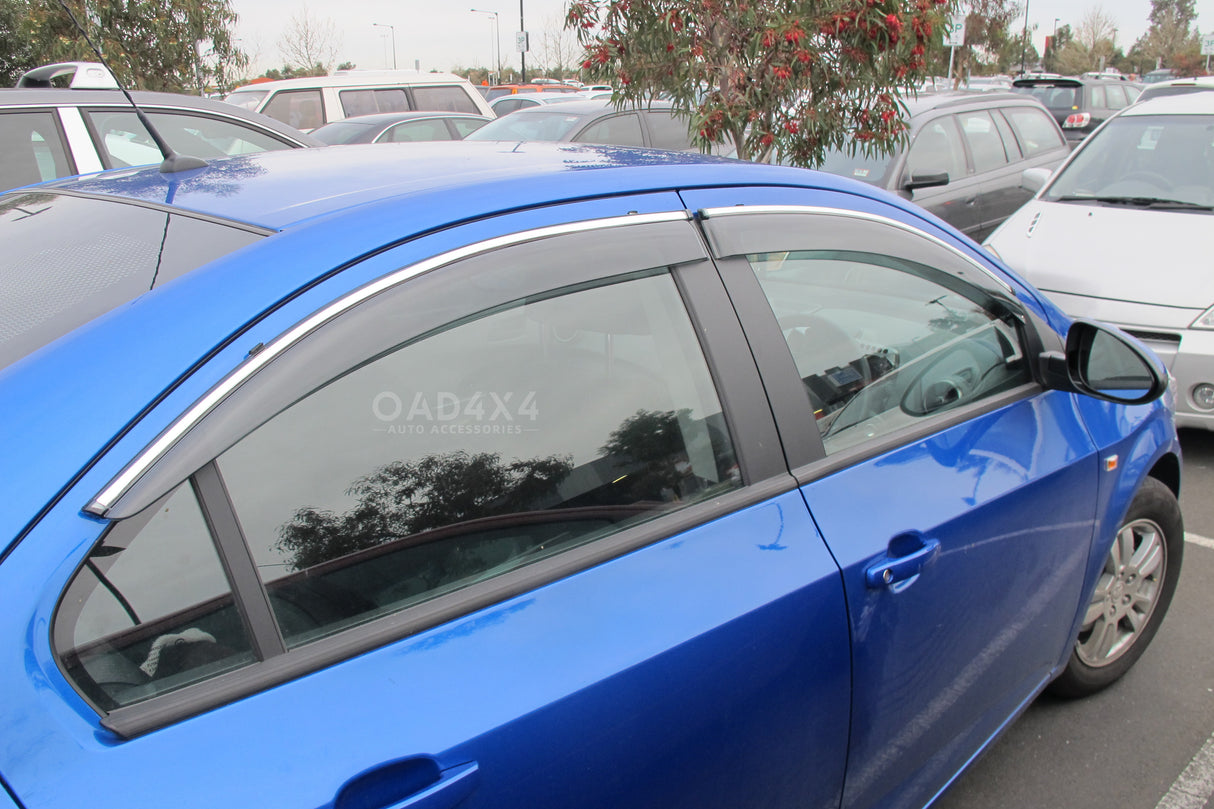 Chrome Edge Weather Shields for Holden Barina Sedan TM 2012-2019