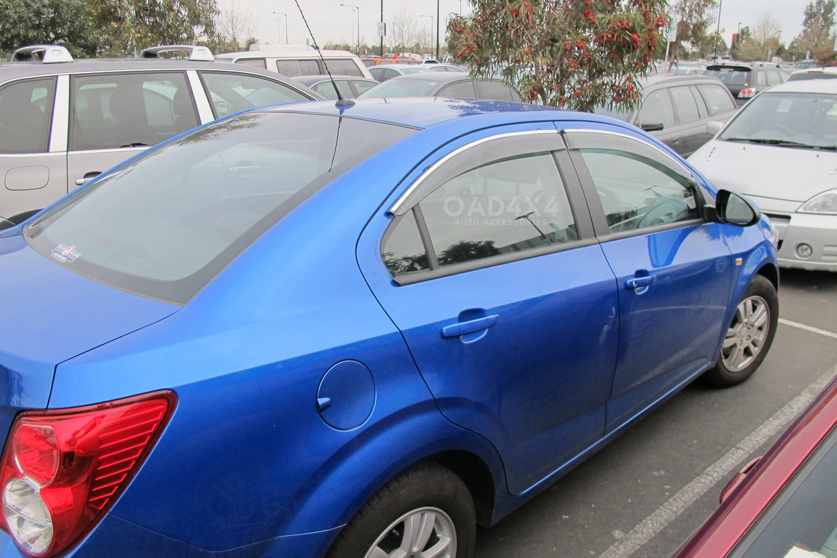 Stainless Edge Weather Shields for Holden Barina Sedan TM 2012-2019