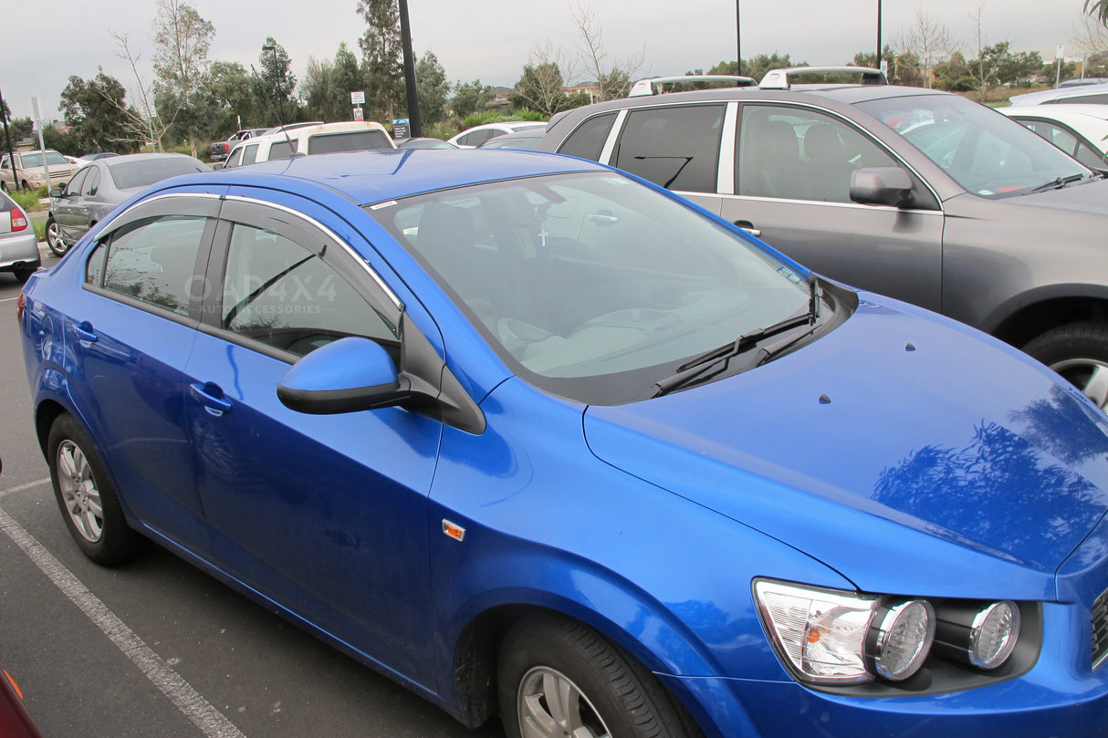 Chrome Edge Weather Shields for Holden Barina Sedan TM 2012-2019