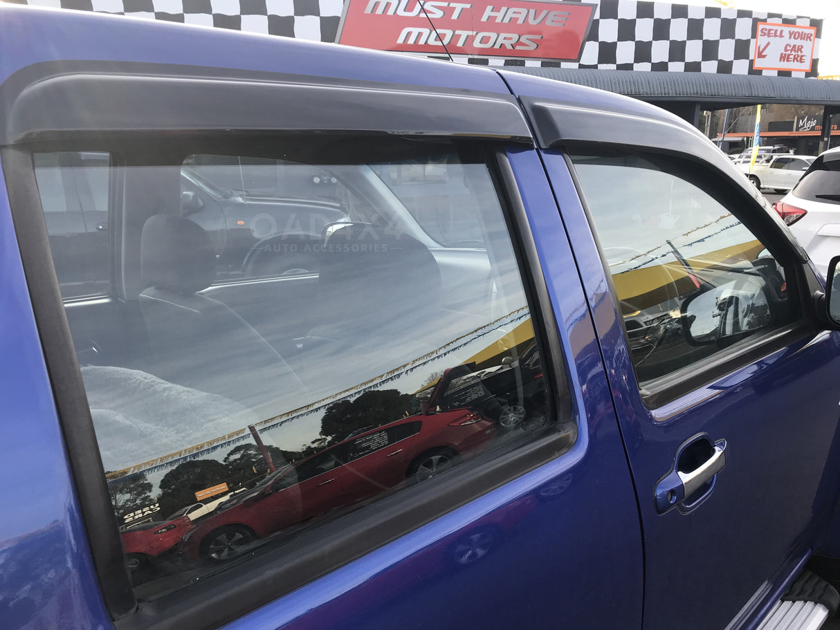 Luxury Weather Shields for Holden Colorado RC Series Dual Cab 2008-2012