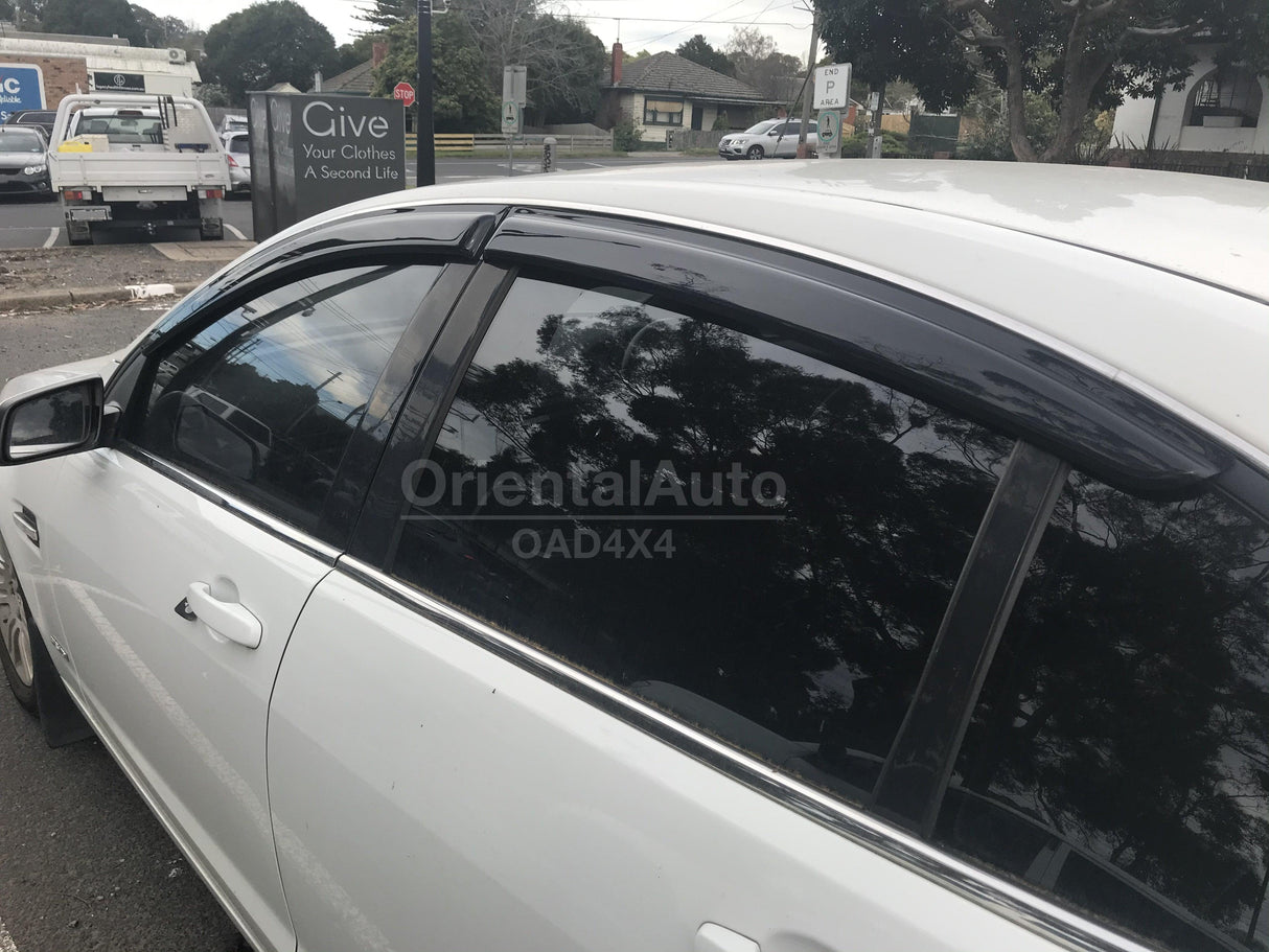 Luxury Weather Shields for Holden Commodore VE Sedan SSV SV6 2010-2013 + Free Dash Mat