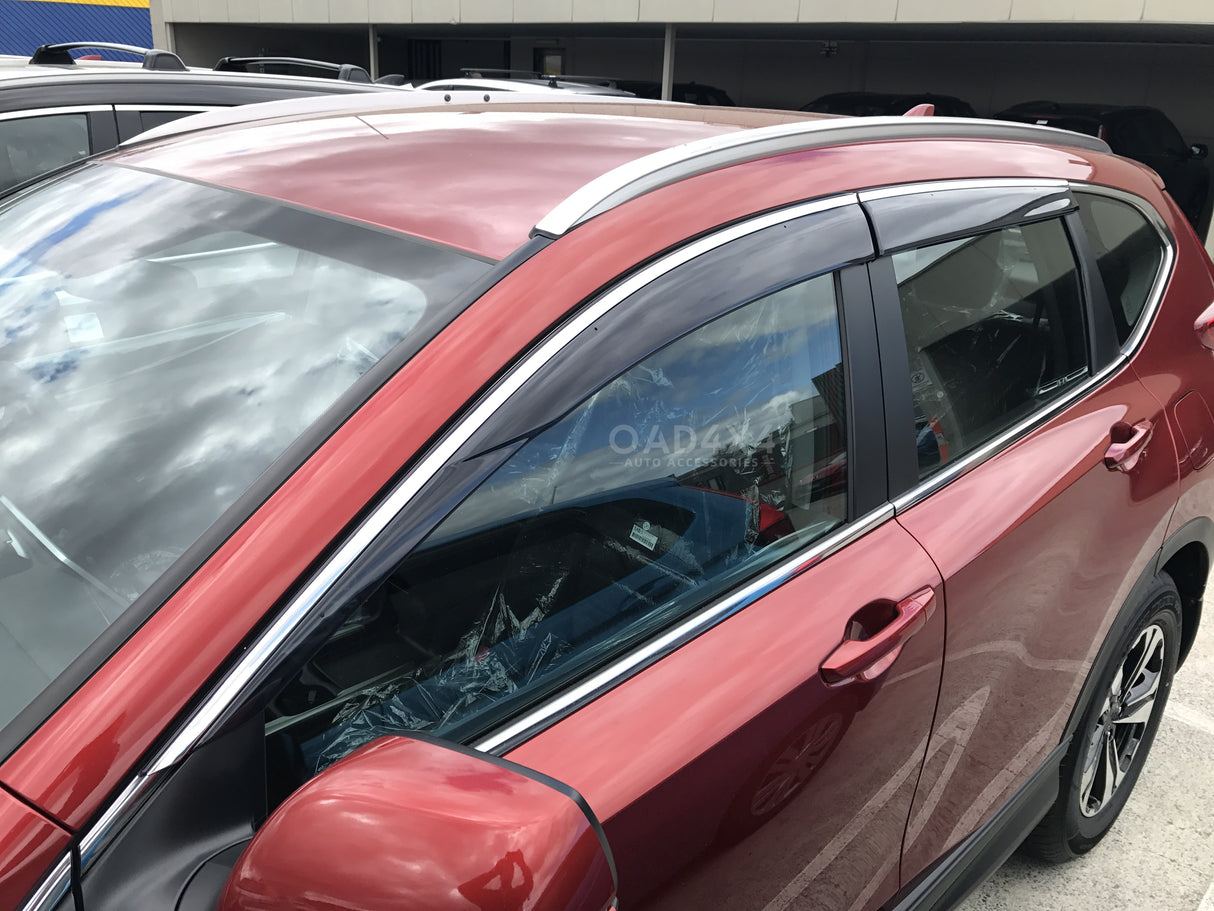 Stainless Edge Weather Shields for Honda CRV CR-V RW Series 2017-2023
