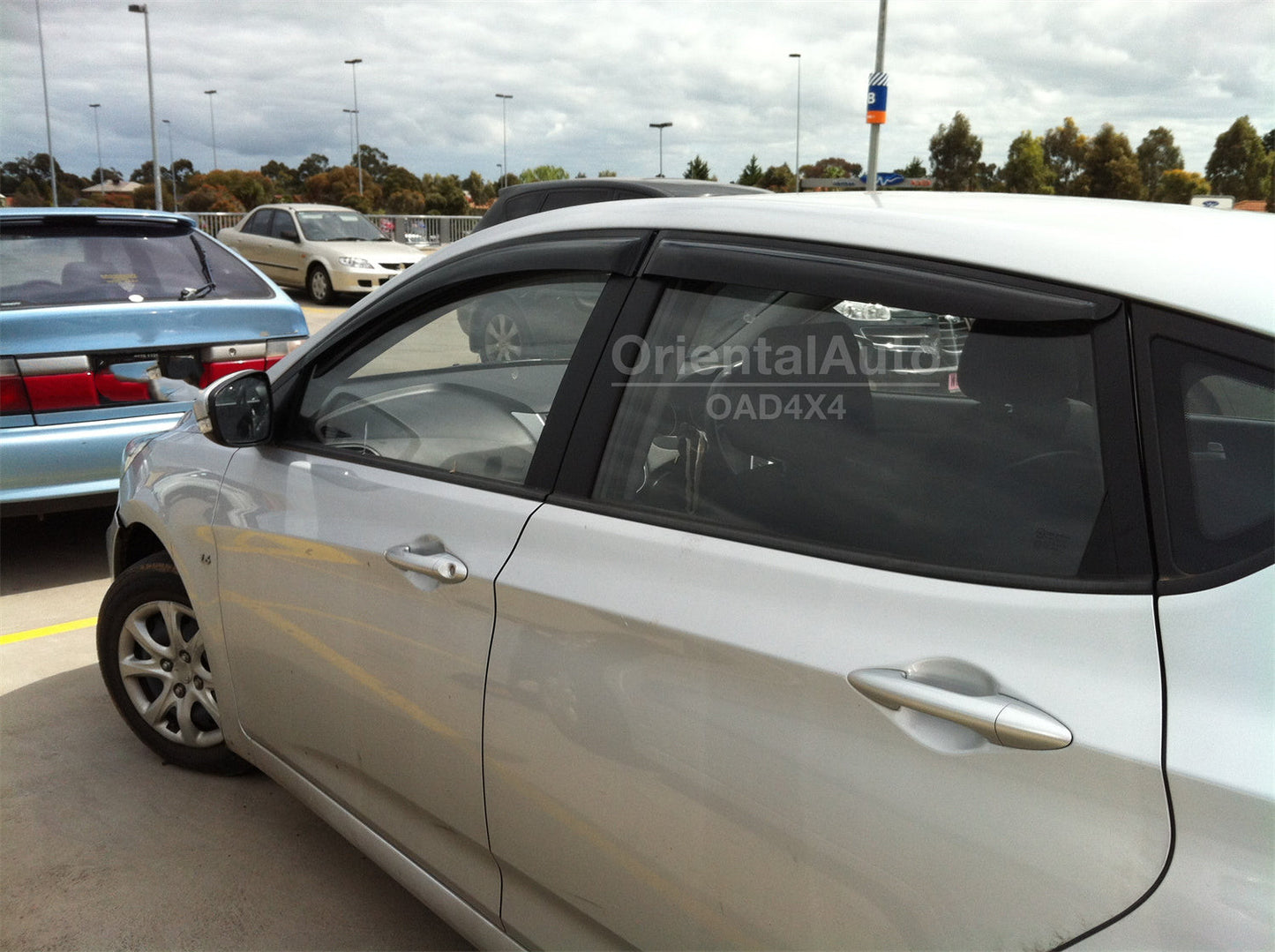 Premium Weathershields Weather Shields Window Visor For Hyundai Accent Hatch 2011-Onwards