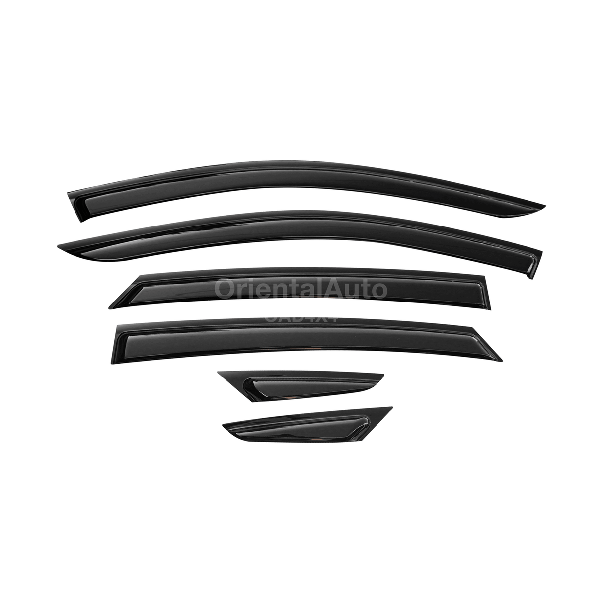 Luxury Weather Shields for Hyundai Sonata 2020-Onwards 6PCS
