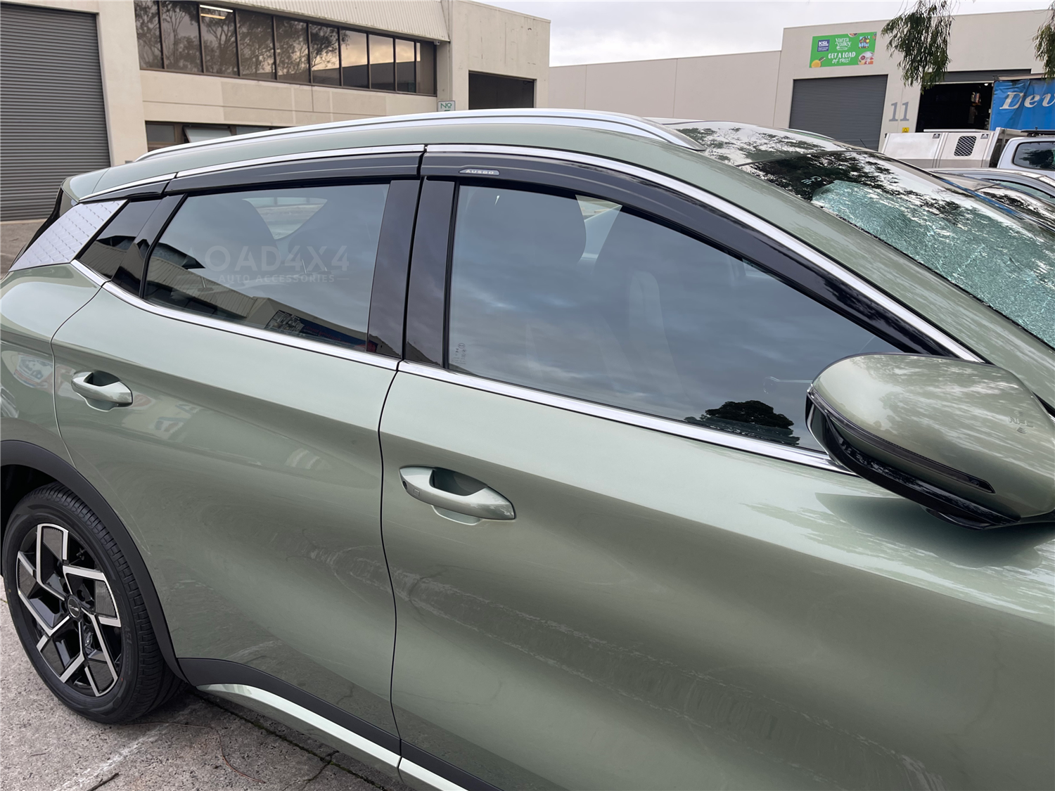 Stainless Edge Weather Shields for BYD ATTO 3 2022-Onwards 6PCS