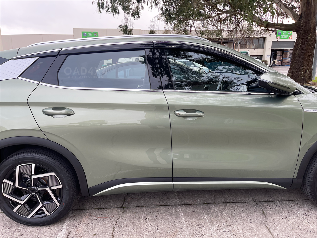 Stainless Edge Weather Shields for BYD ATTO 3 2022-Onwards 6PCS