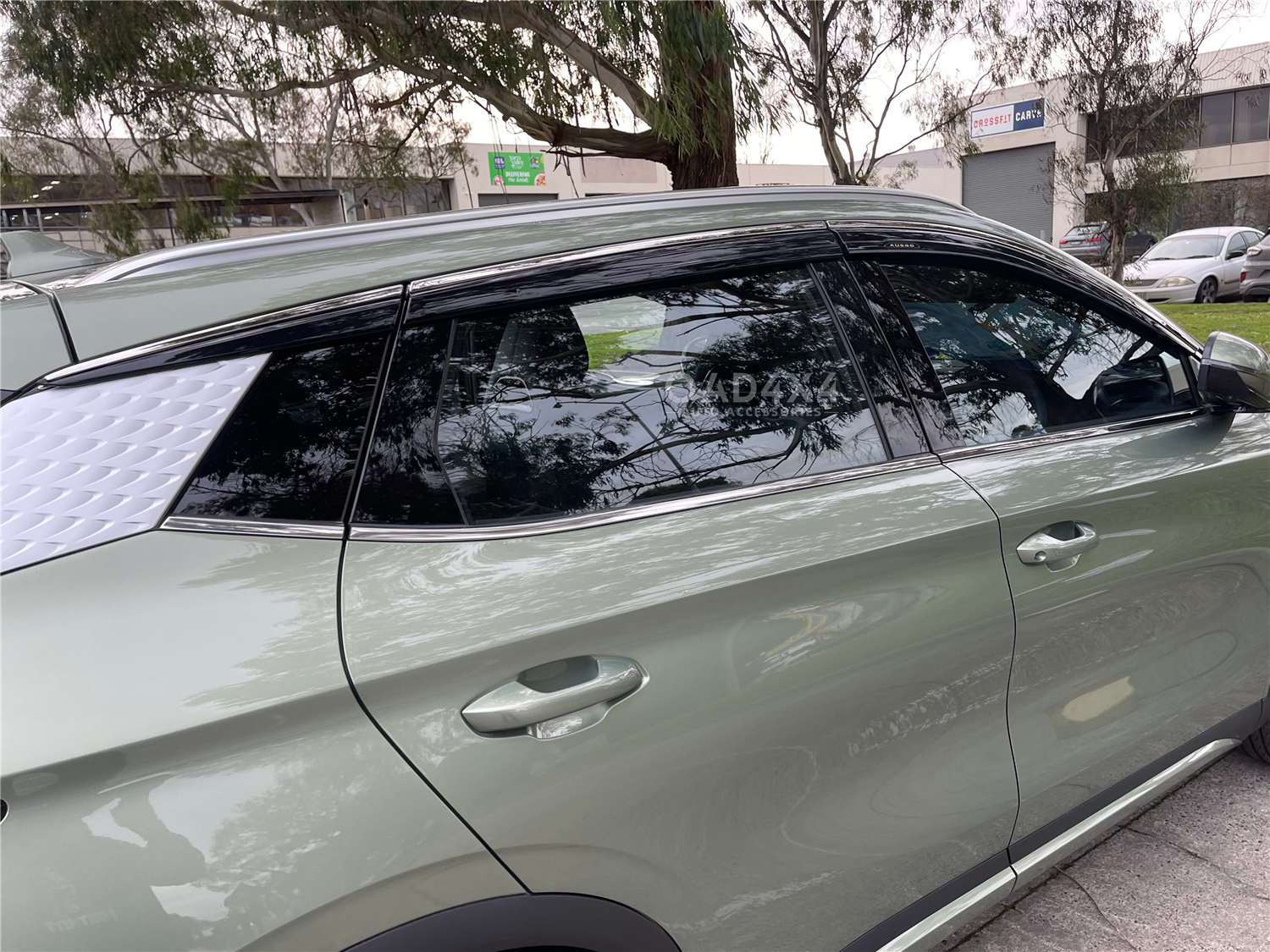 Stainless Edge Weather Shields for BYD ATTO 3 2022-Onwards 6PCS