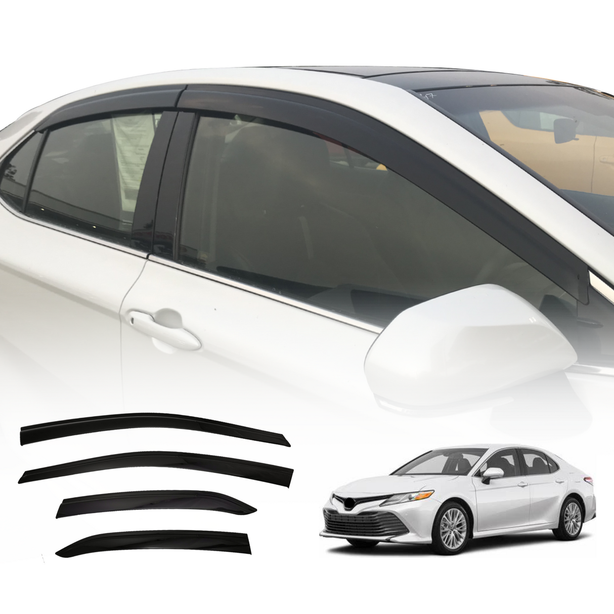 Injection Weather Shields for Toyota Camry 2017-2024