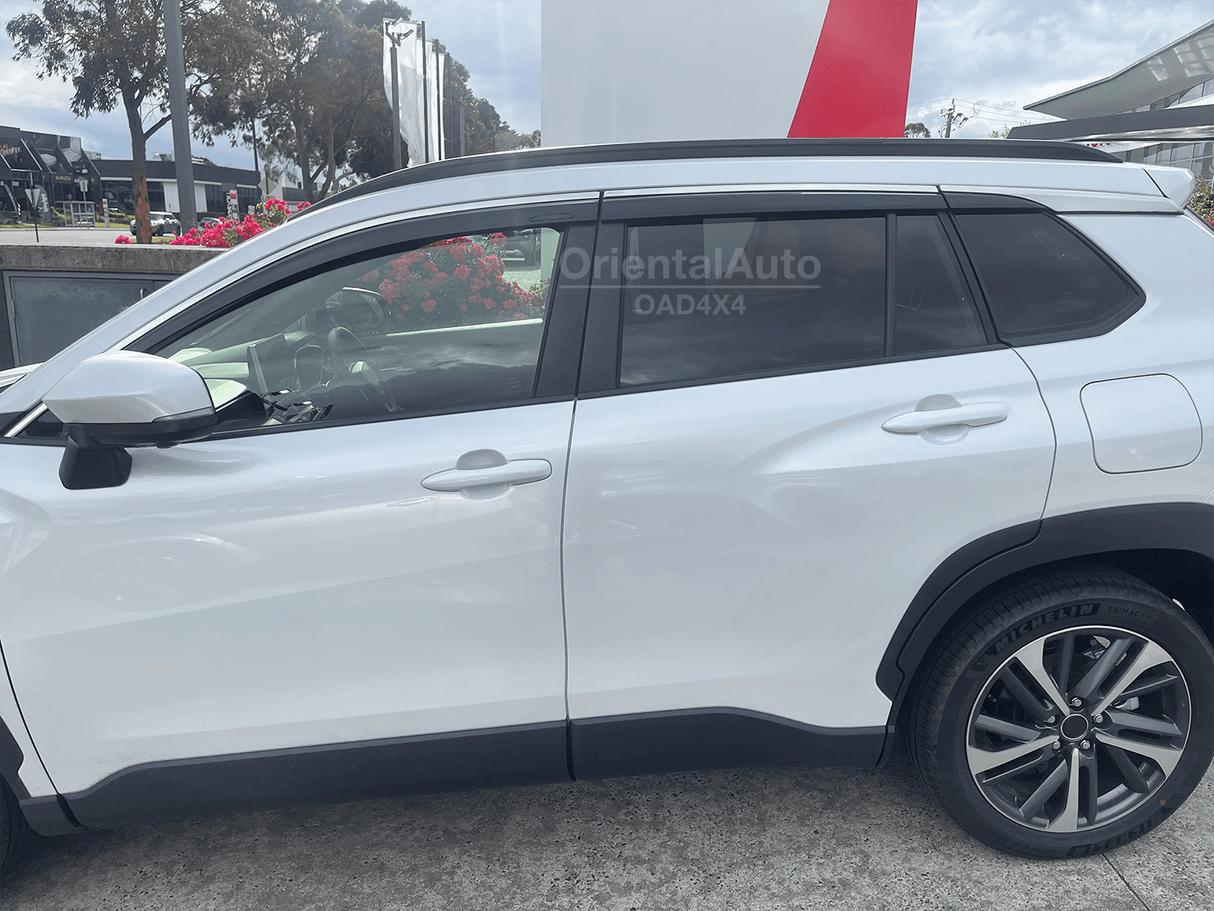 Stainless Edge Weather Shields for Toyota Corolla Cross SUV 2022-Onwards 6PCS