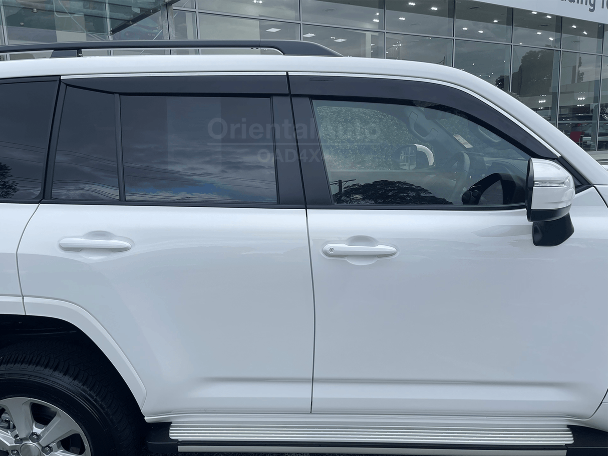 Stainless Edge Weather Shields for Toyota Land Cruiser 300 Series 2021-Onwards