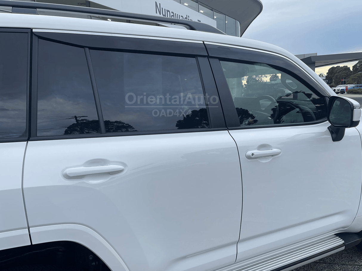 Stainless Edge Weather Shields for Lexus LX500d LX600 2021-Onwards