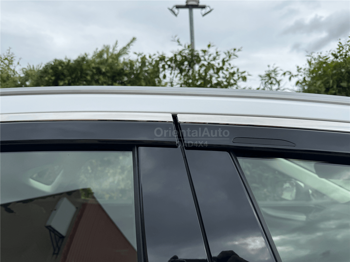 Stainless Edge Weather Shields for Lexus NX Series 2022-Onwards 6PCS