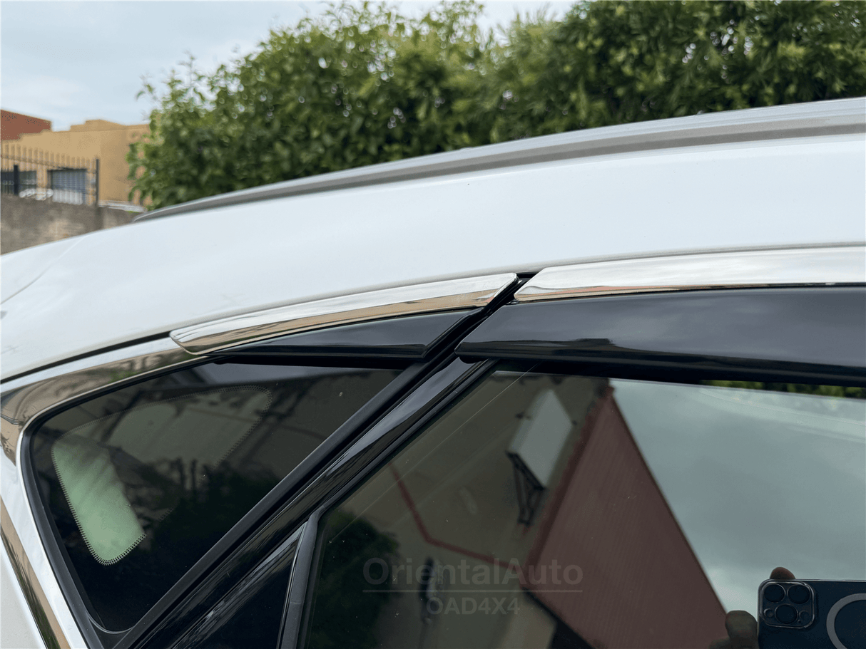 Stainless Edge Weather Shields for Lexus NX Series 2022-Onwards 6PCS