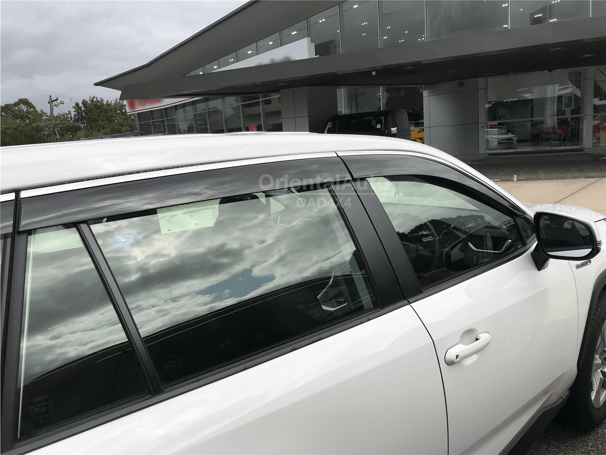 Stainless Edge Weather Shields for Toyota RAV4 RAV 4 2019-Onwards 6PCS