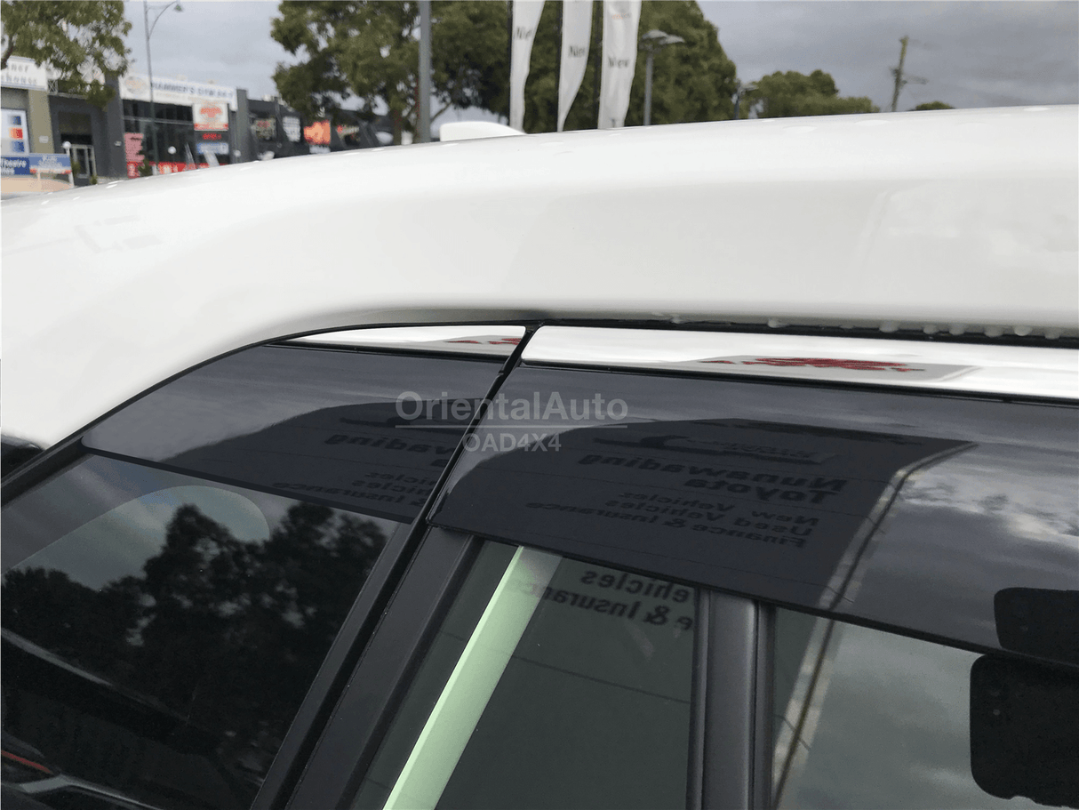 Stainless Edge Weather Shields for Toyota RAV4 RAV 4 2019-Onwards 6PCS