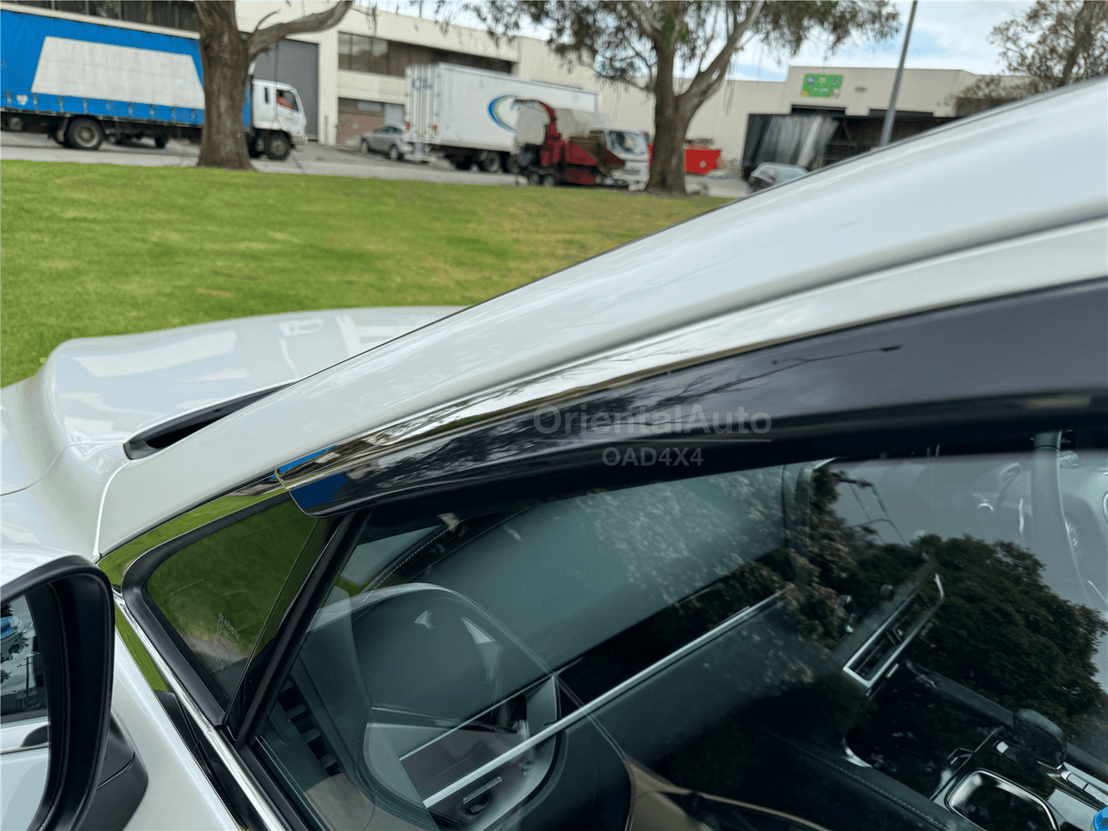 Stainless Edge Weather Shields for Lexus RX Series 2022-Onwards 6PCS