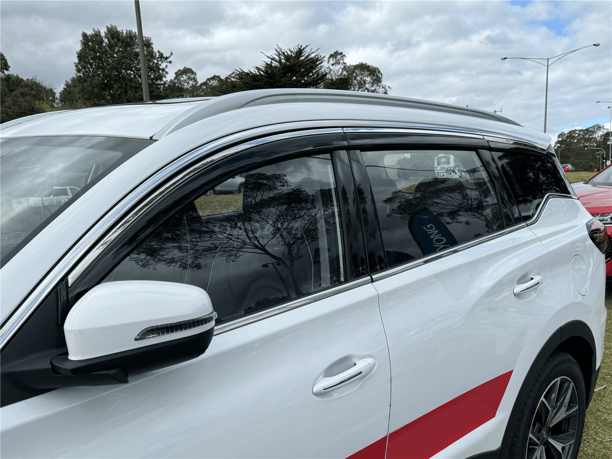 Stainless Edge Weather Shields for Chery Tiggo 7 Pro 2023-Onwards 6PCS