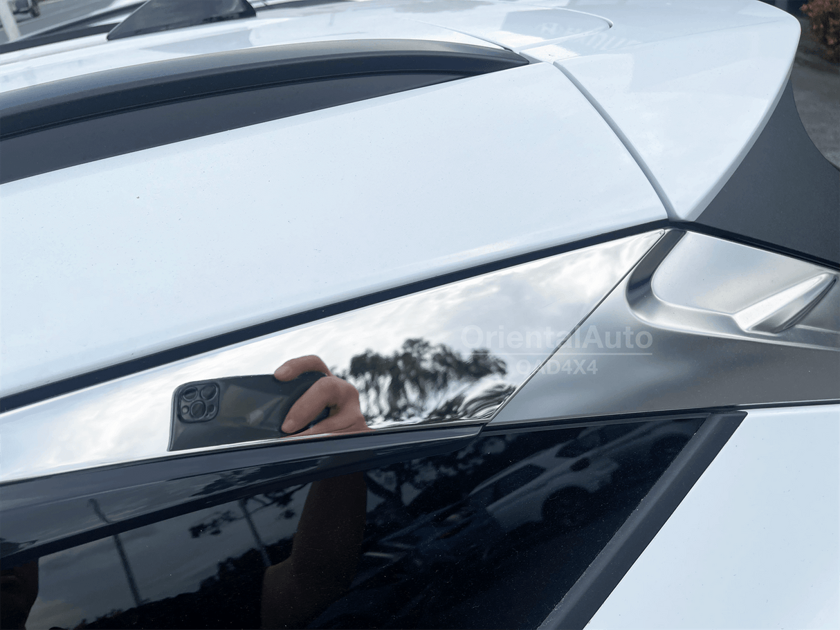 Stainless Edge Weather Shields for Hyundai Tucson 2021-Onwards 6PCS