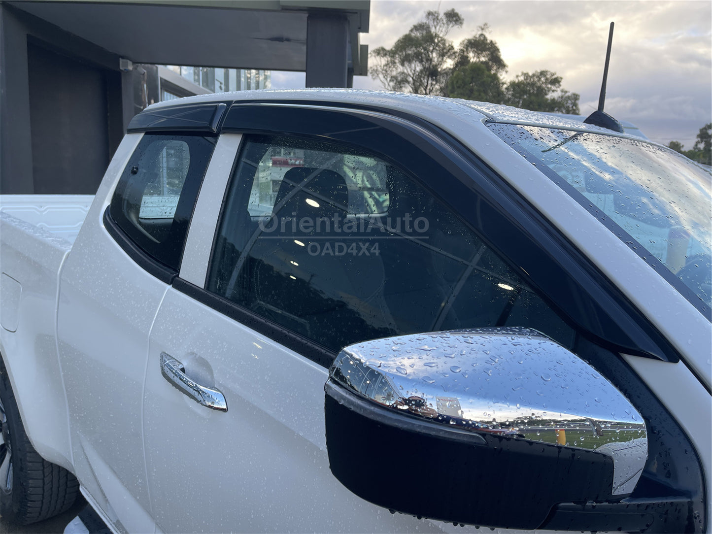 Luxury Weather Shields For Mazda BT-50 BT50 Extra Cab 2020-Onwards 4pcs Weathershields Window Visor Freestyle Cab