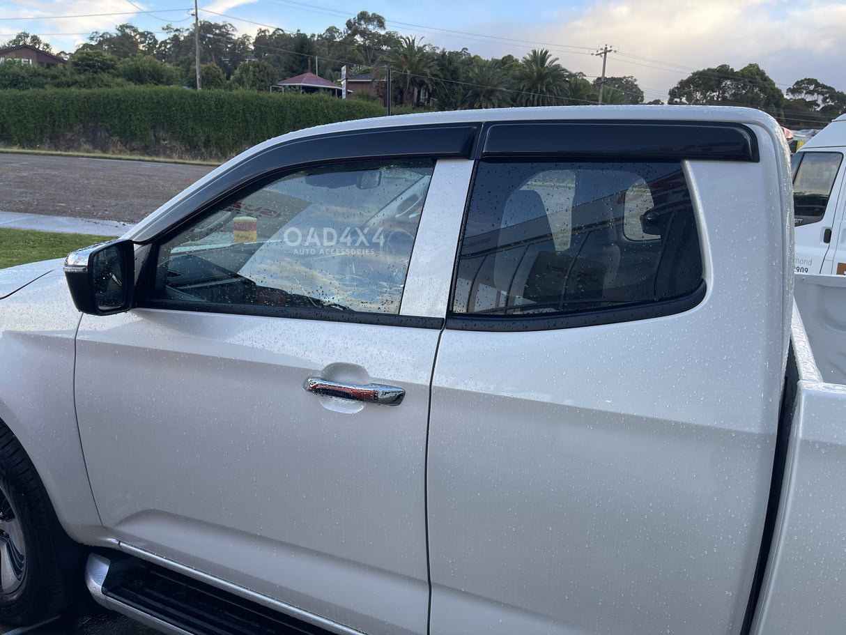 Luxury Weather Shields for Mazda BT-50 BT50 Extra Cab 2020-Onwards