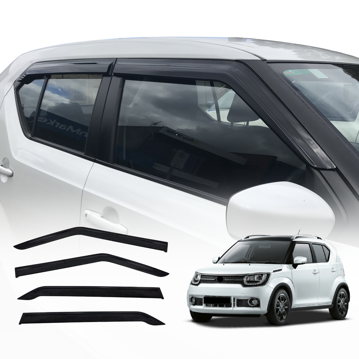 Luxury Weather Shields for Suzuki Ignis MF Series 2016-Onwards