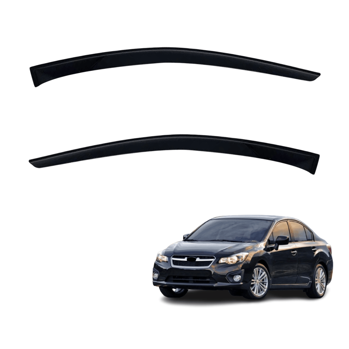 Luxury Weather Shields for Subaru Impreza G4 Series Sedan 2012-2016 2PCS