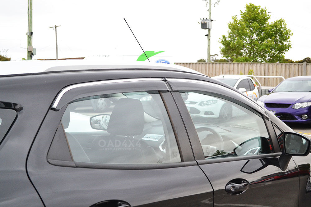 Stainless Edge Weather Shields for Ford Ecosport BK Series 2013-2017