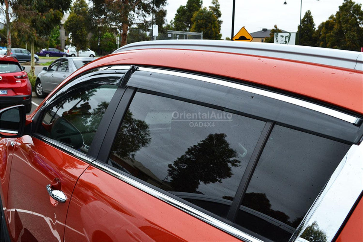 Stainless Edge Weather Shields for KIA Sportage SL Series 2010-2015