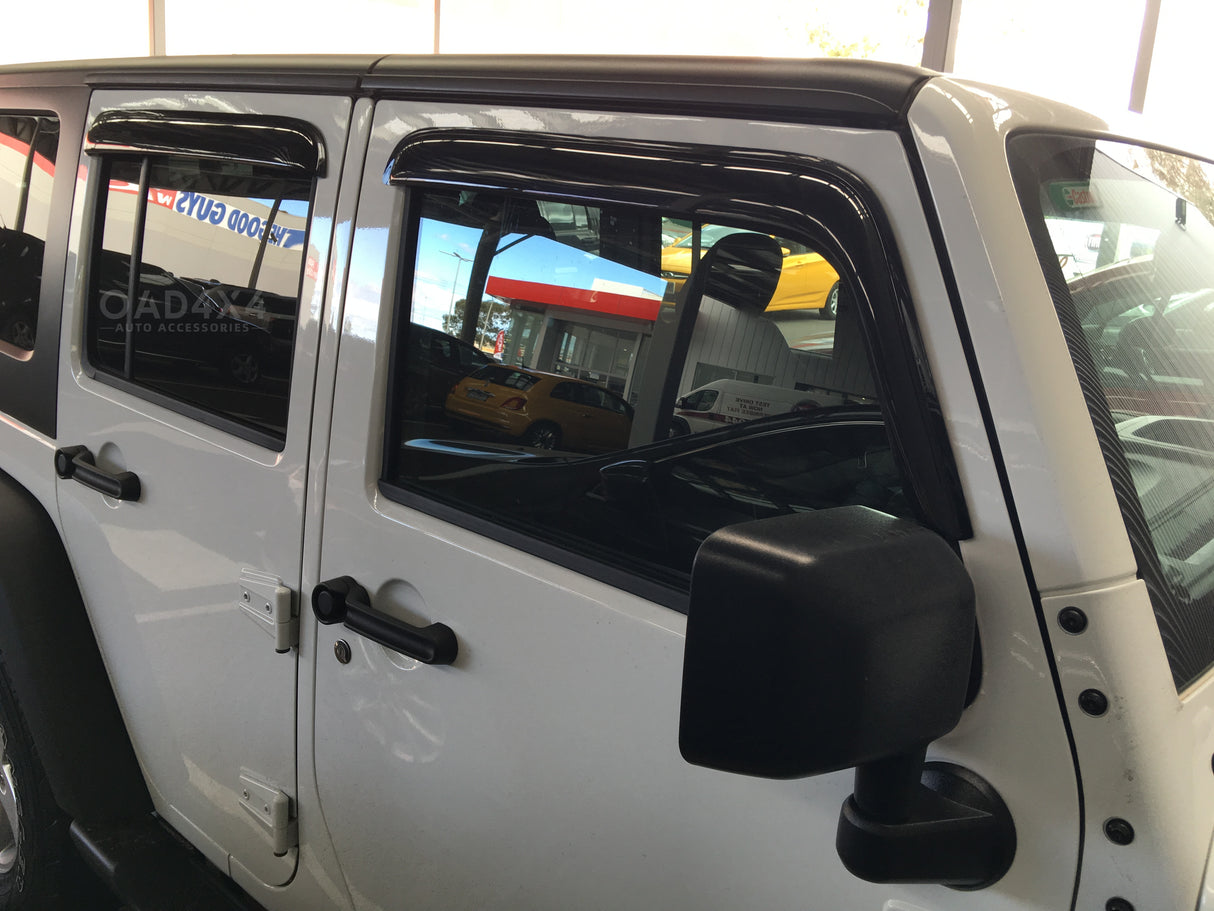 Bonnet Protector & Luxury Weathershields for Jeep Wrangler JL Series 4Doors 2018-Onwards