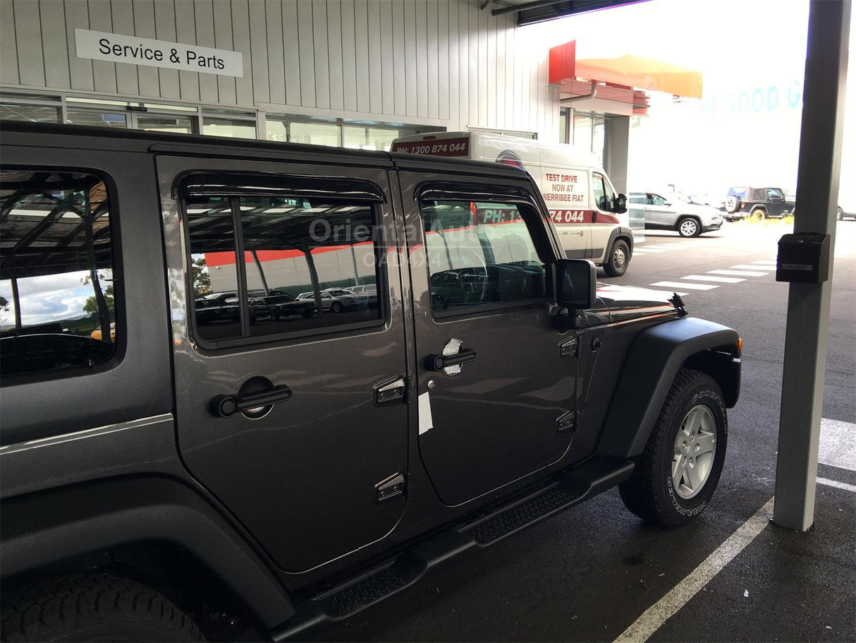 Luxury Weather Shields for Jeep Wrangler JL Series 2018-Onwards