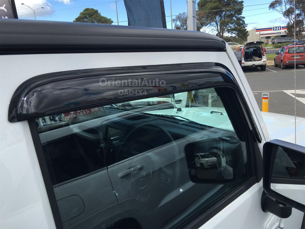 Luxury Weather Shields for Jeep Wrangler JK Series 2007-2018 2PCS