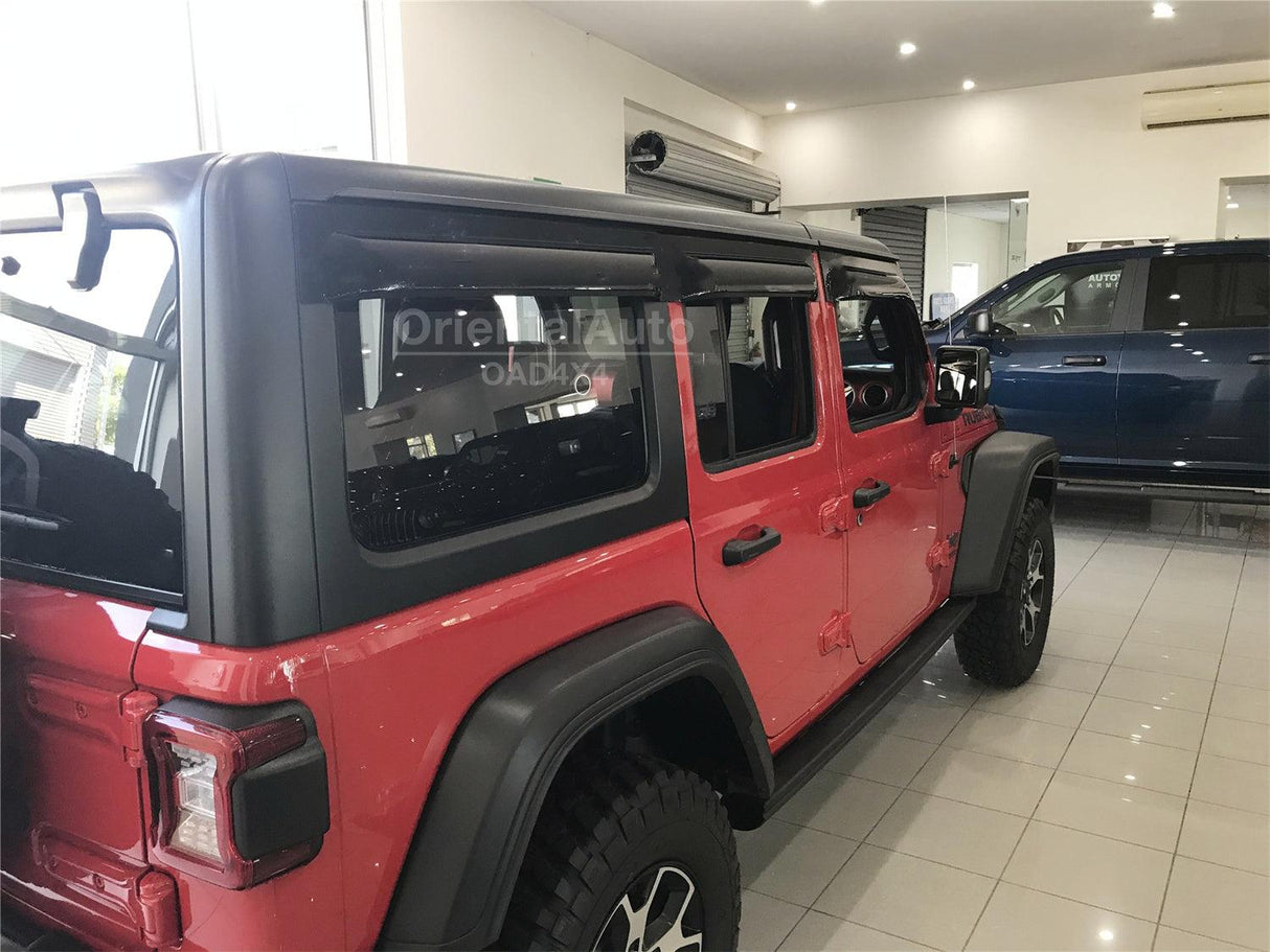 Widened Weather Shields for Jeep Wrangler JL Series 2018-Onwards 6PCS