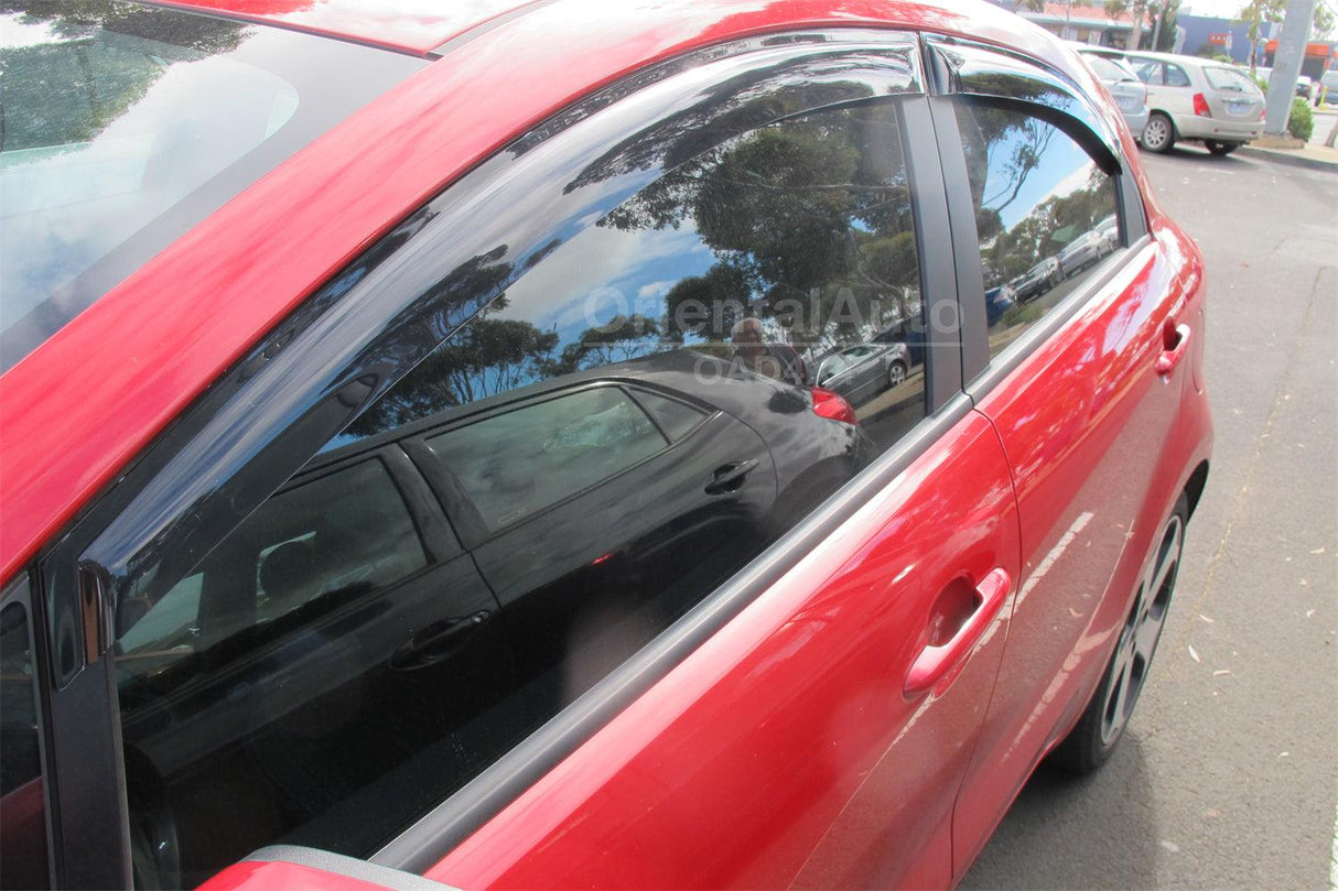 Luxury Weather Shields for KIA Rio UB Series Hatch 2011-2016