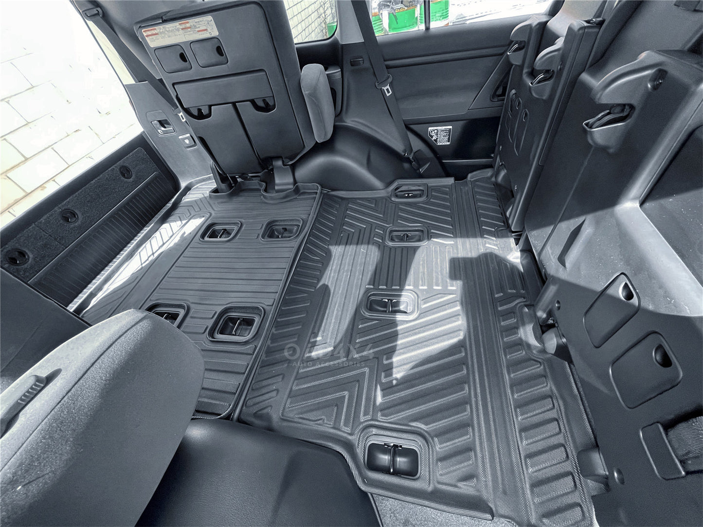 The 3rd Rows Floor Mats for Lexus LX570 2008-2021 Tailored TPE 5D Floor Mat Liner