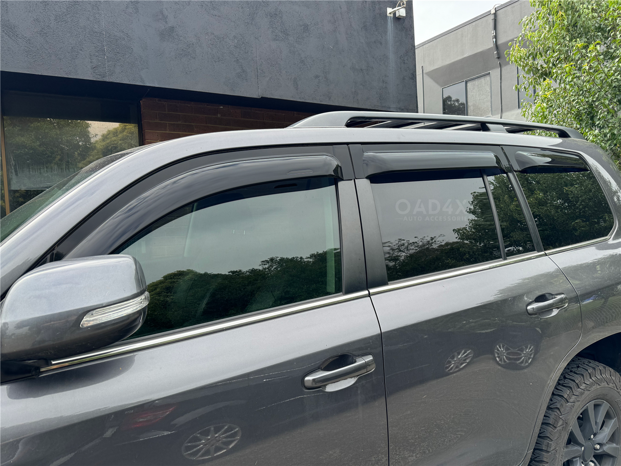 Bonnet Protector & Widened Weathershields for Toyota Land Cruiser 200 Series 2007-2015 6PCS