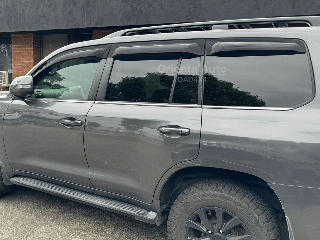 Widened Weather Shields for Toyota Land Cruiser 200 Series 2007-2021 6PCS