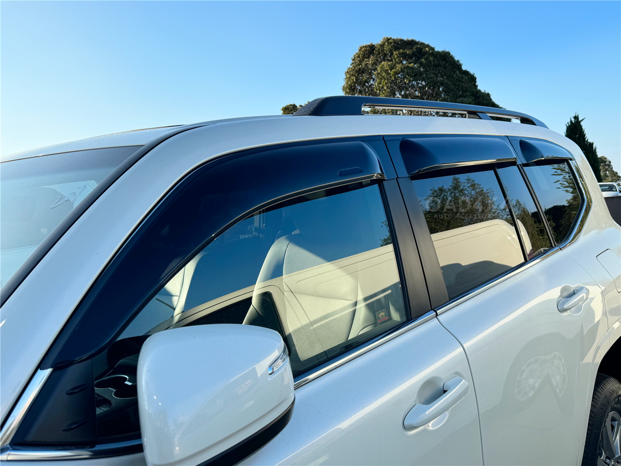 Bonnet Protector & Widened Weathershields for Toyota Land Cruiser 300 2021-Onwards 6PCS