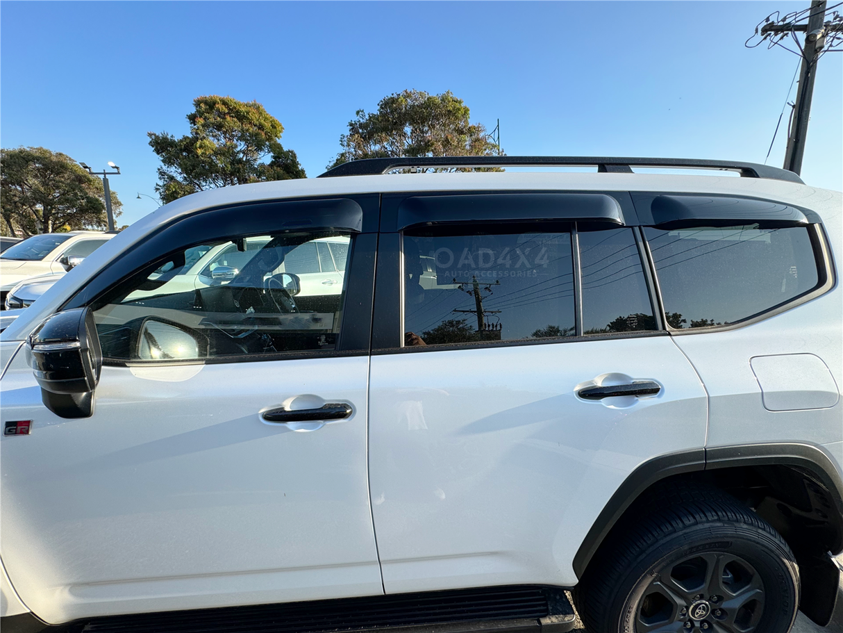 Bonnet Protector & Widened Weathershields for Toyota Land Cruiser 300 2021-Onwards 6PCS