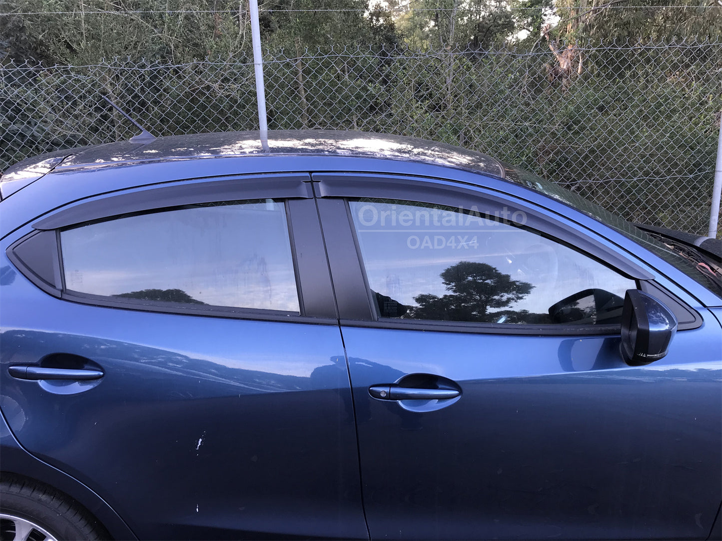 Injection Weathershields For Mazda 2 Sedan 2014-Onwards Weather Shields Window Visor