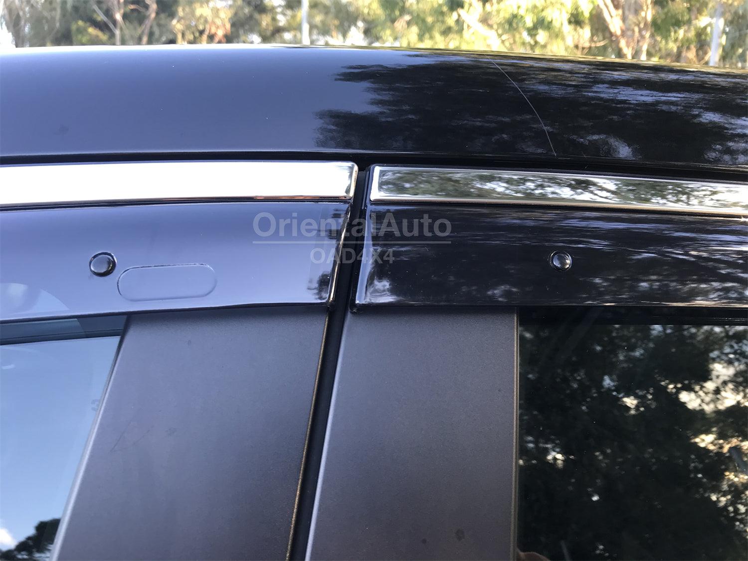 Stainless Edge Weather Shields for Mazda 3 Hatch BM BN 2013-2019