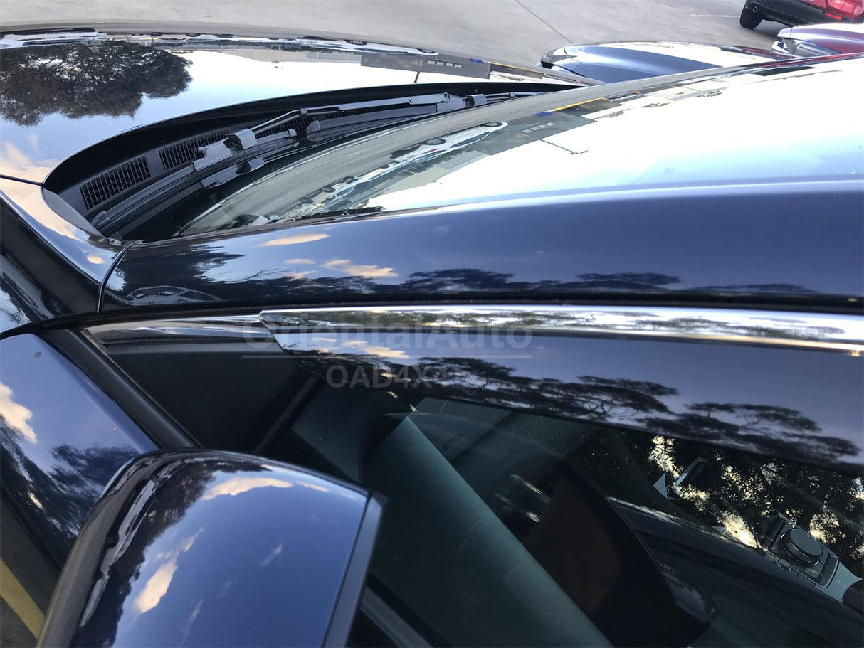 Stainless Edge Weather Shields for Mazda 3 Sedan BP 2019-Onwards