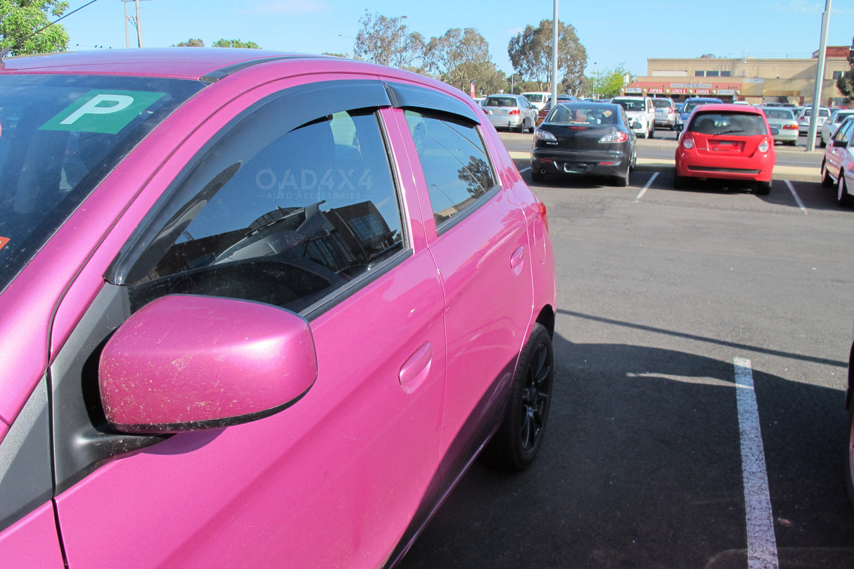 Weather Shields for Mitsubishi Mirage Hatch 2012-Onwards