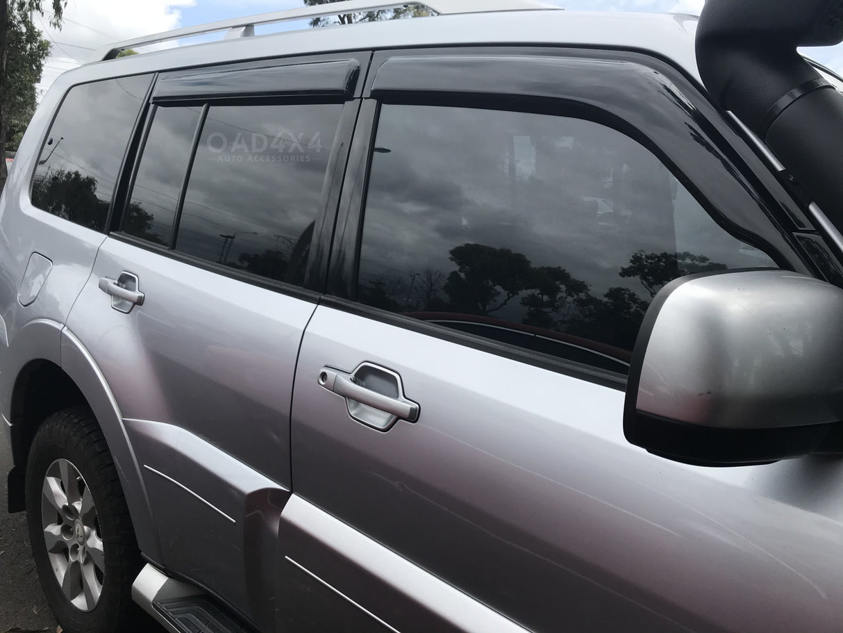 Bonnet Protector & Luxury Weathershields for Mitsubishi Pajero 2007-2020
