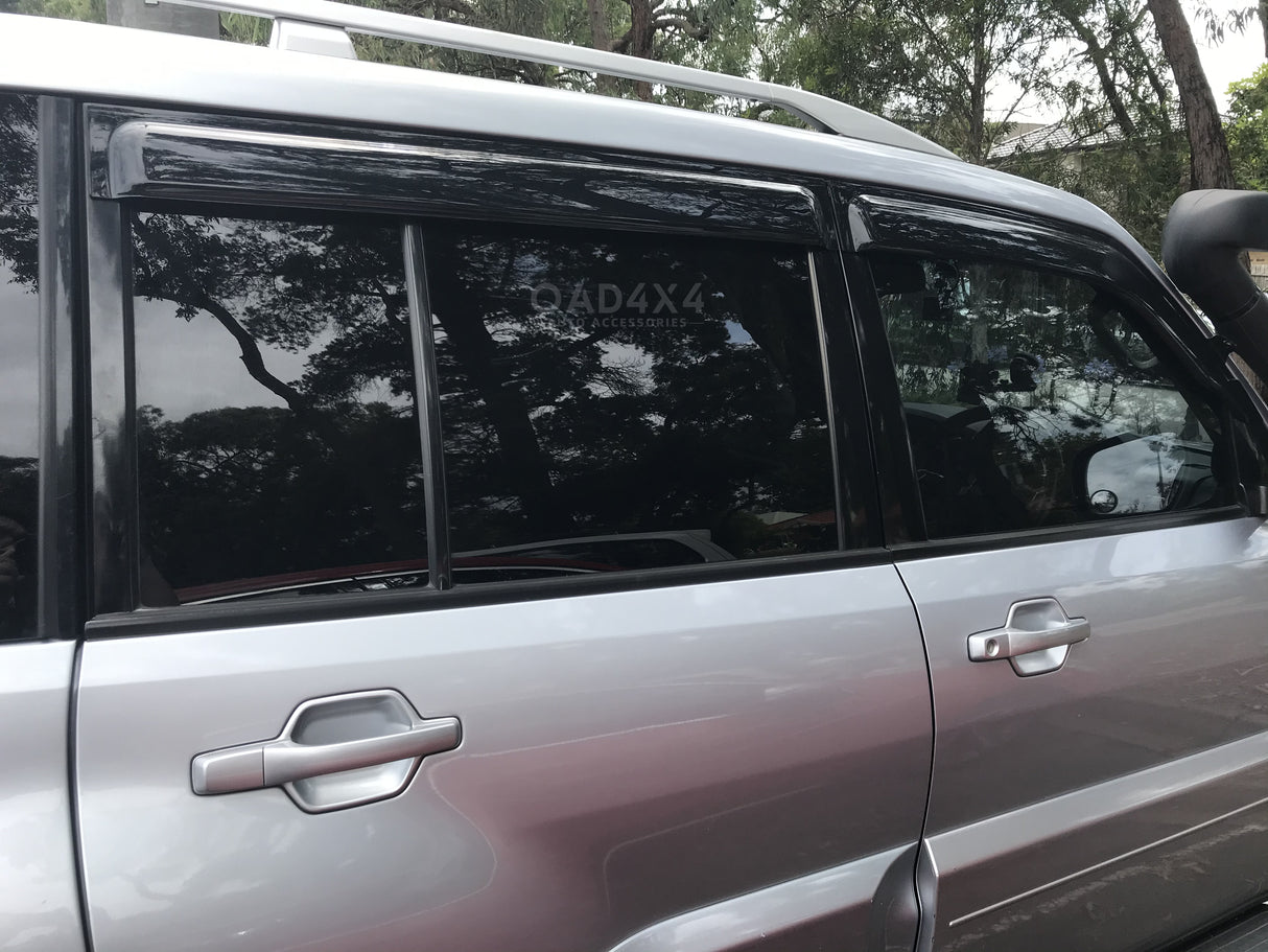 Bonnet Protector & Luxury Weathershields for Mitsubishi Pajero 2007-2020