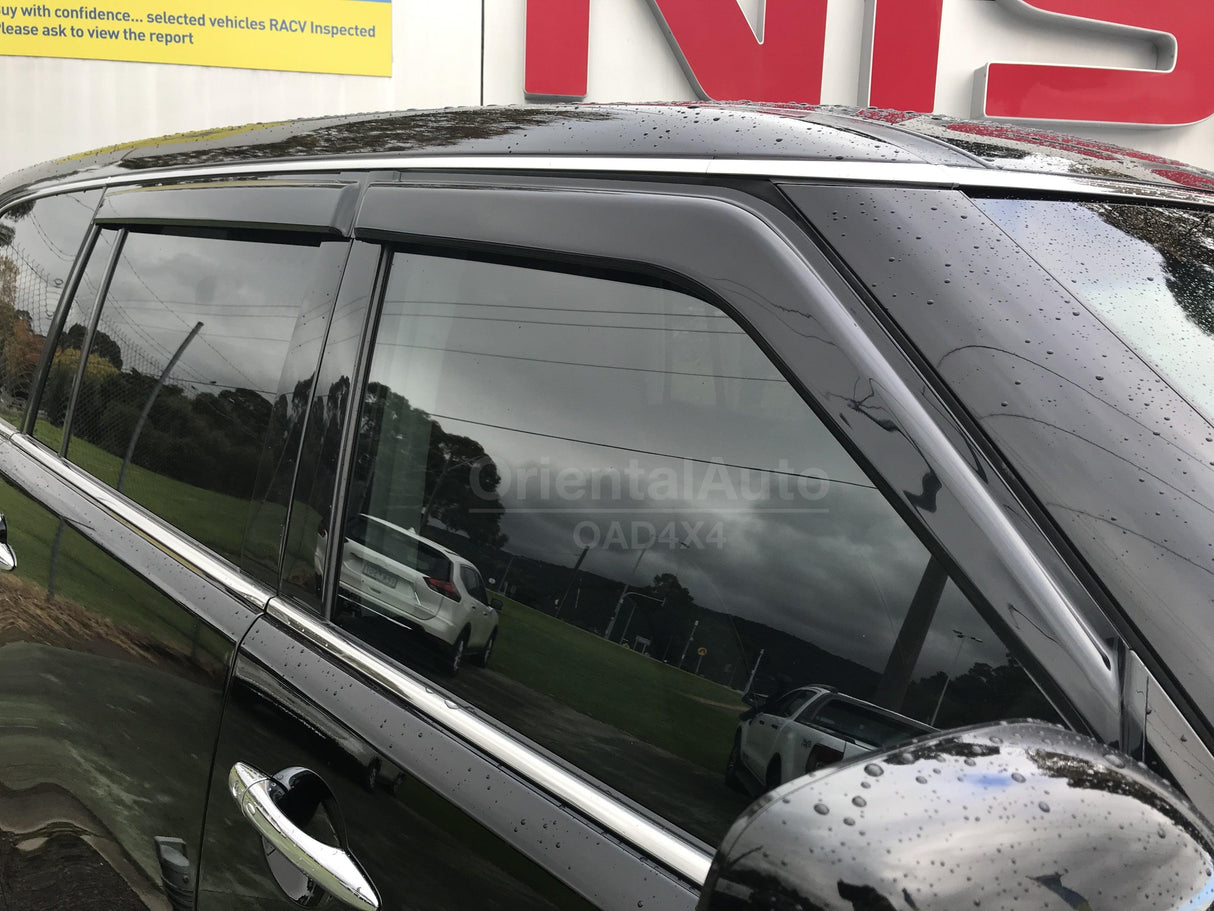 Luxury Weather Shields for Nissan Patrol Y62 2012-Onwards